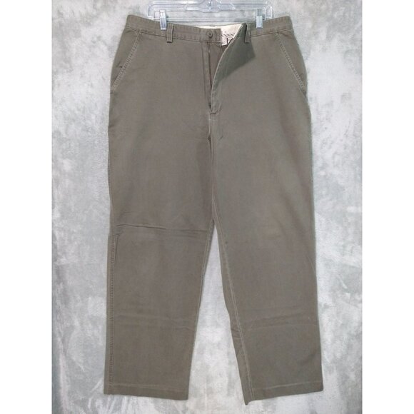 J.CREW Other - J Crew Pants Mens 36x33 Brown Khaki Chino Straight Leg Flat Front Cotton Preppy